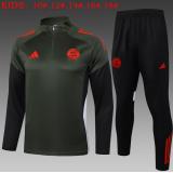 Chándal Bayern Munich 2025/26 ( Dark Green Half Zipper) - NIÑOS